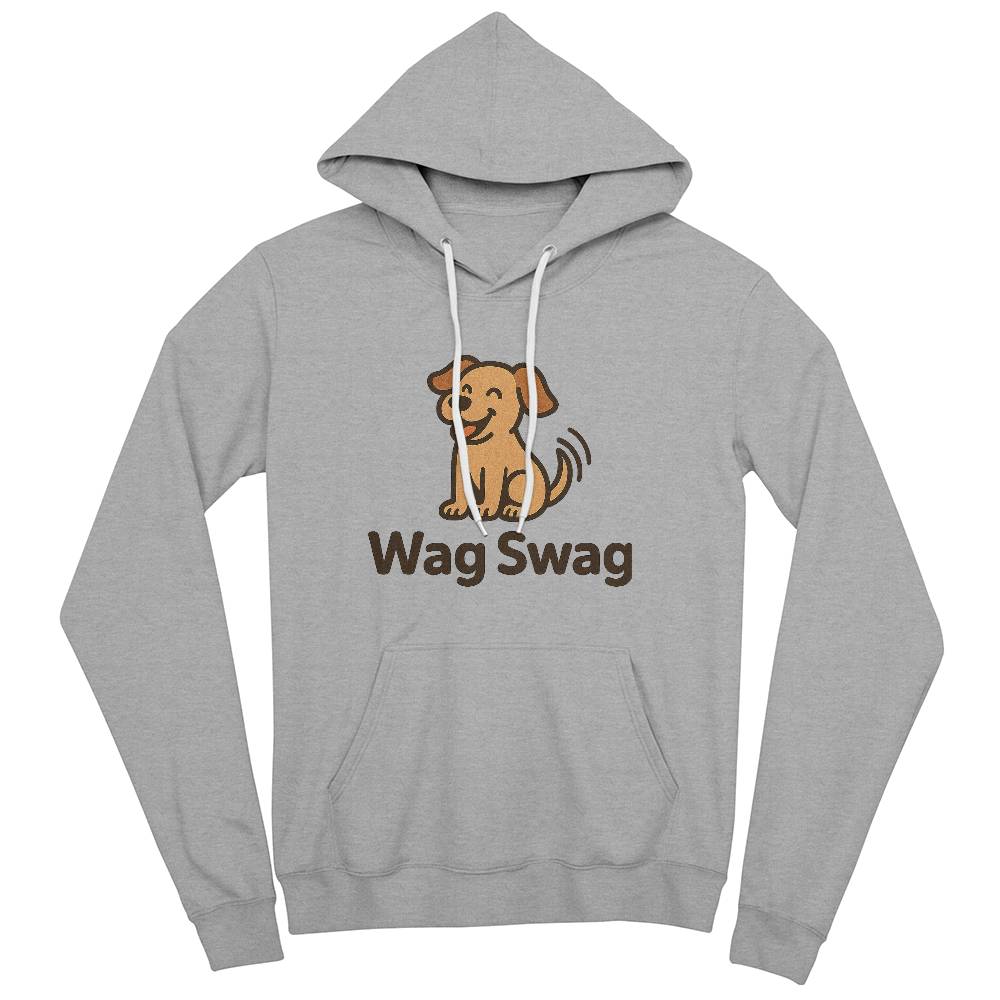 Happy Dog Unisex Fleece Pullover Hoodie
