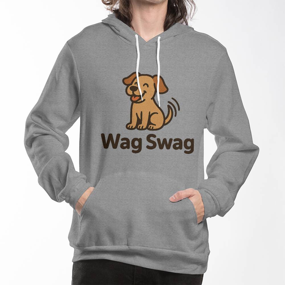 Happy Dog Unisex Fleece Pullover Hoodie
