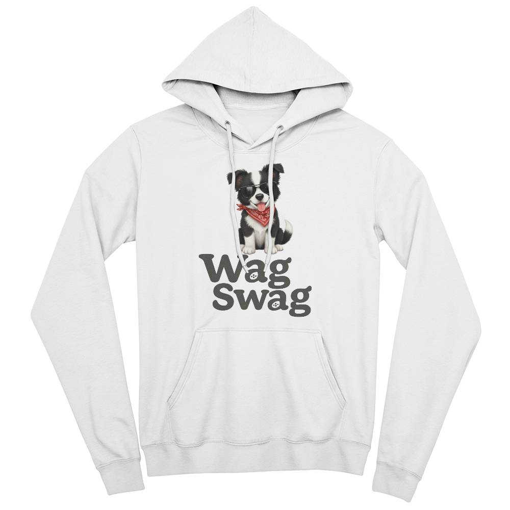 Border Collie Unisex Fleece Pullover Hoodie