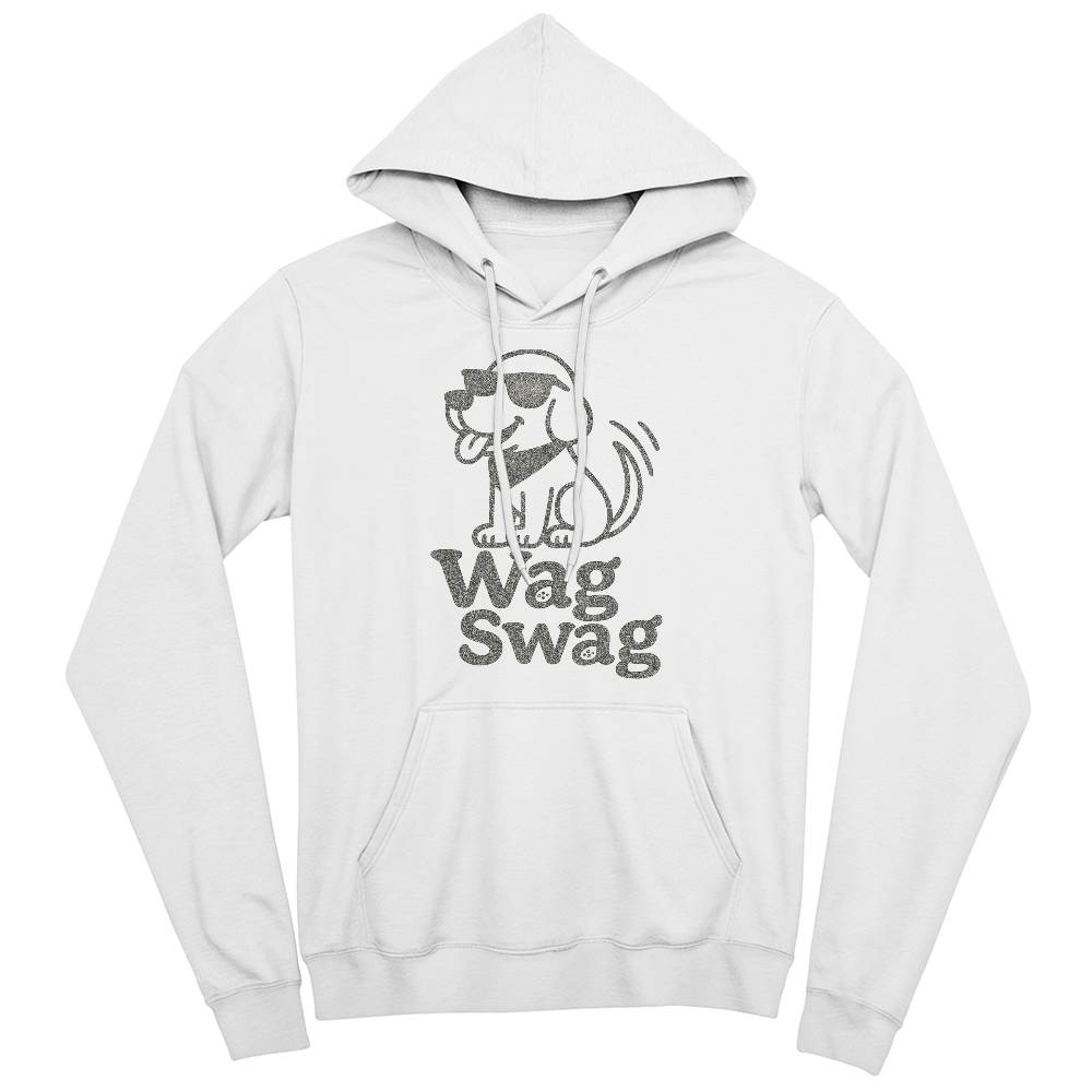 B&W Cool Dude Unisex Fleece Pullover Hoodie