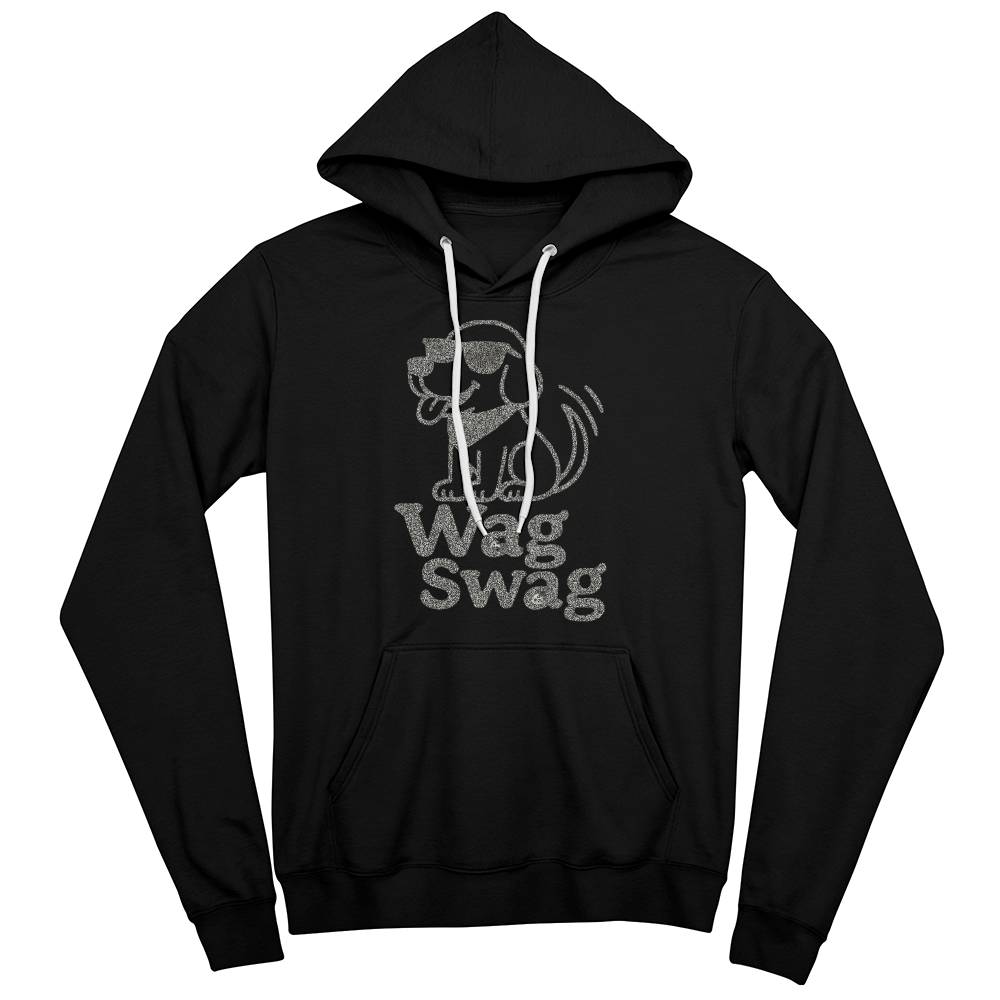 B&W Cool Dude Unisex Fleece Pullover Hoodie