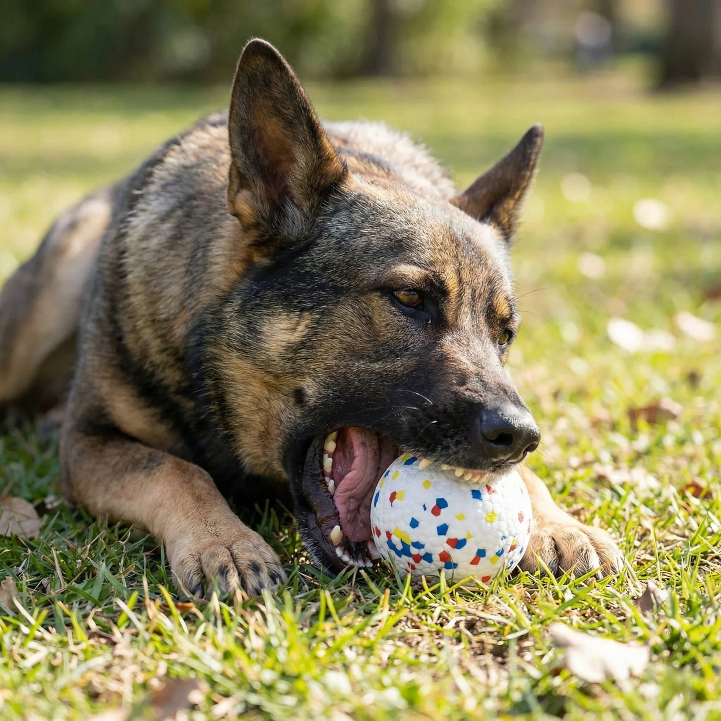 Beast Mode - Approved: 2PCS Solid Rubber Dog Balls – The 3.15" Tough Toy for Teething, Fetch, Water Fun, & Heavy Chewing