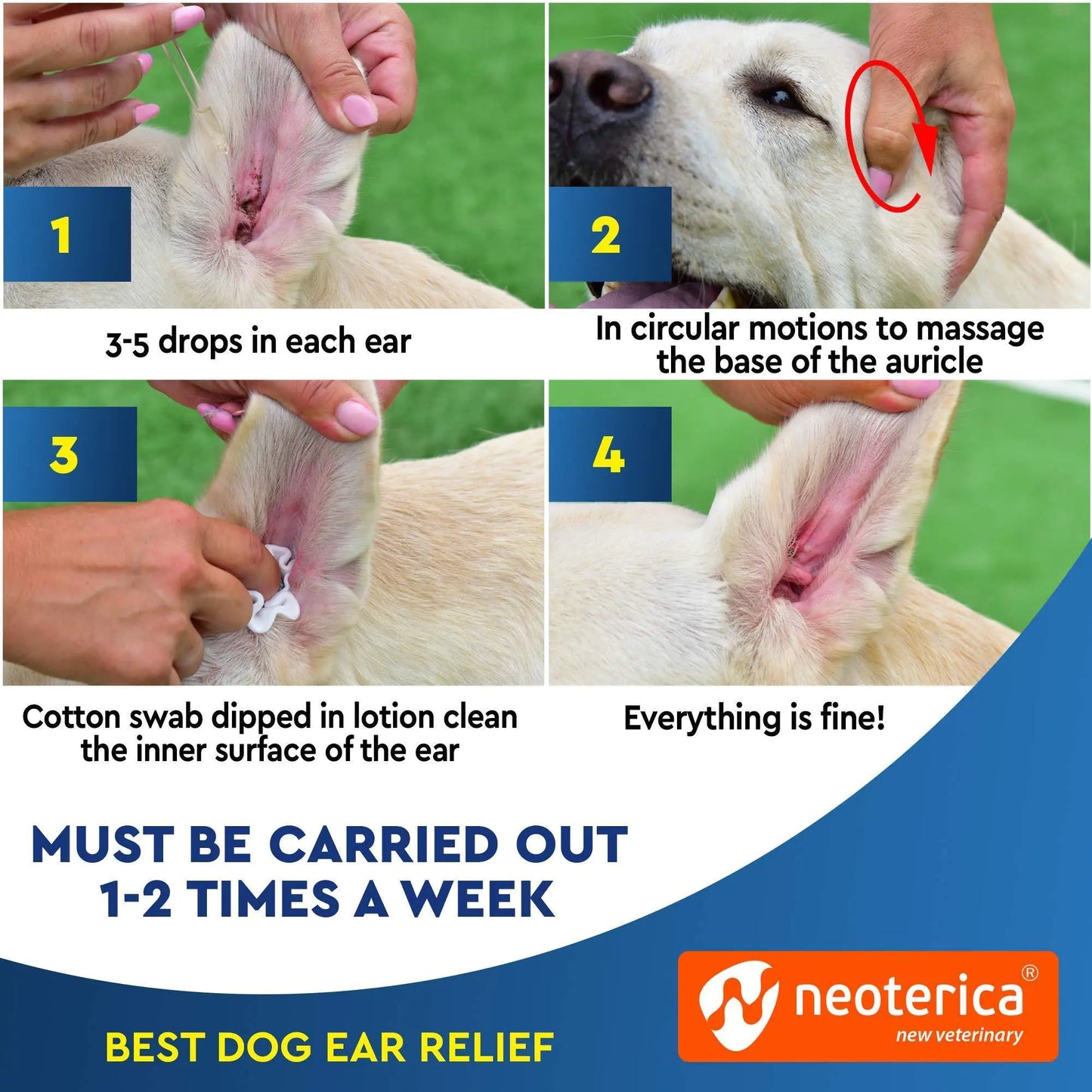 Pet Ear Relief Antiseptic Wash