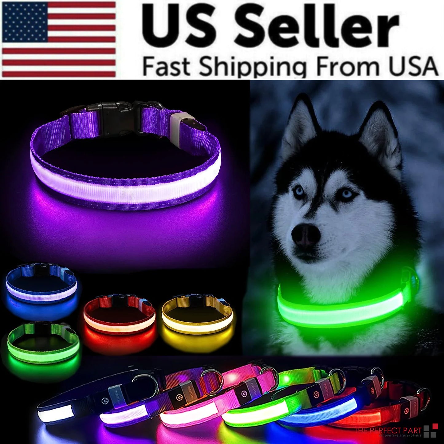 Glowing Safeguard LED Collar