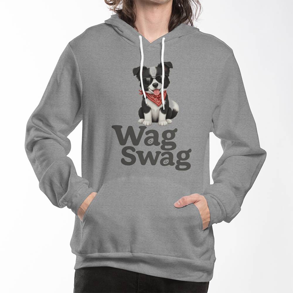 Border Collie Unisex Fleece Pullover Hoodie