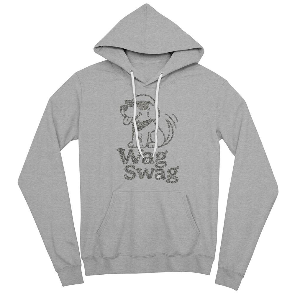 B&W Cool Dude Unisex Fleece Pullover Hoodie