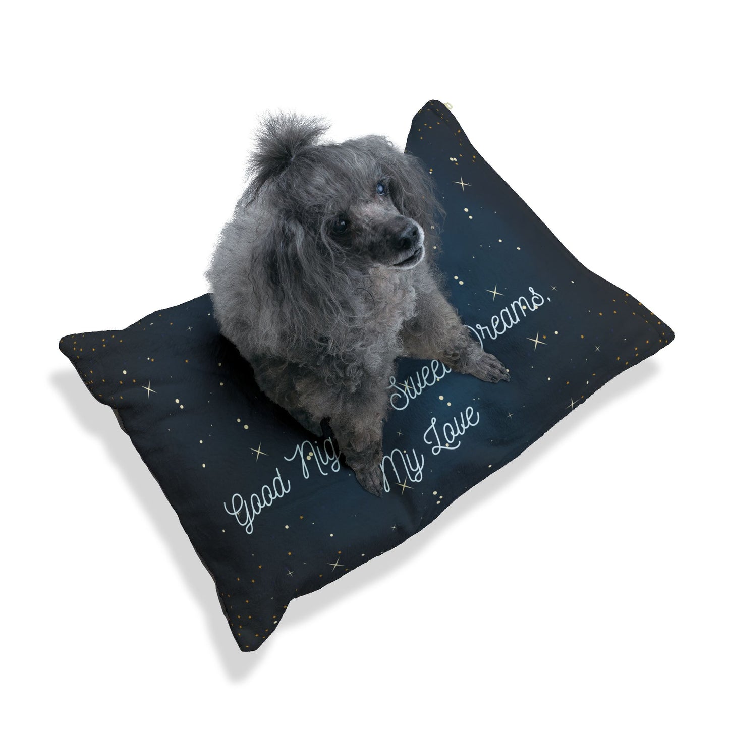The Ultimate Dream Nest: Premium Fleece Dog Bed - Good Night