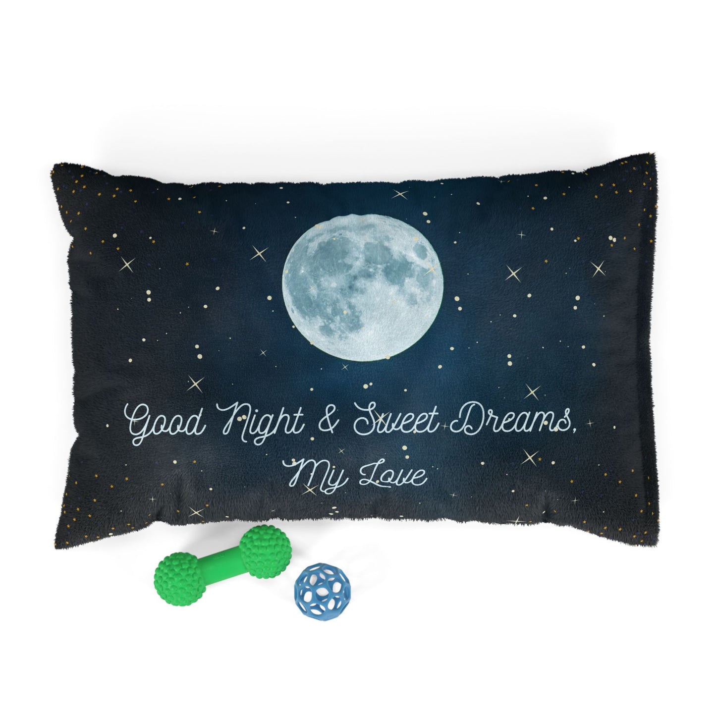 The Ultimate Dream Nest: Premium Fleece Dog Bed - Good Night